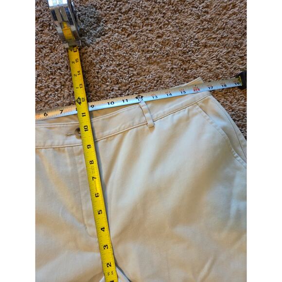 LL Bean Bayside favorite fit twill khaki chino pants straight 12 - Picture 7 of 9